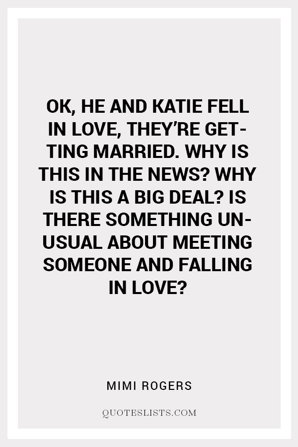 true love quote by Mimi Rogers